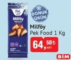 PEK FOOD MİLFÖY 1000 GR PEK FOOD MİLFÖY 1000 GR